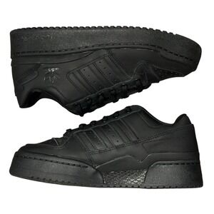 Adidas Womens‎ Originals Forum Bold Black Shoes Sneakers Size 7.5
